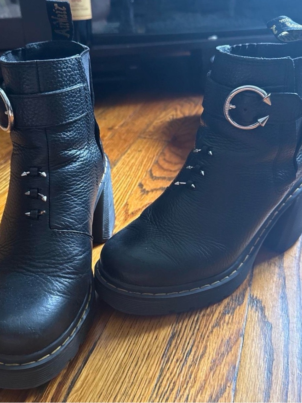 Doc martens pierced boots